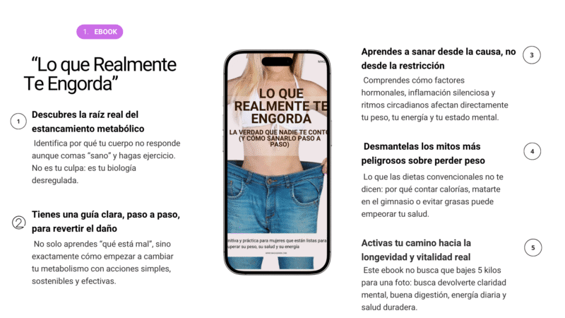 Desbloquea tu metabolismo femenino en 4 Semanas - Imagen 2